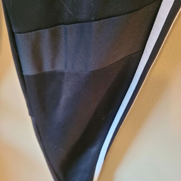 Adidas originals track pant black white vintage trefoil vtg casual 3 stripe lady - Picture 9 of 16